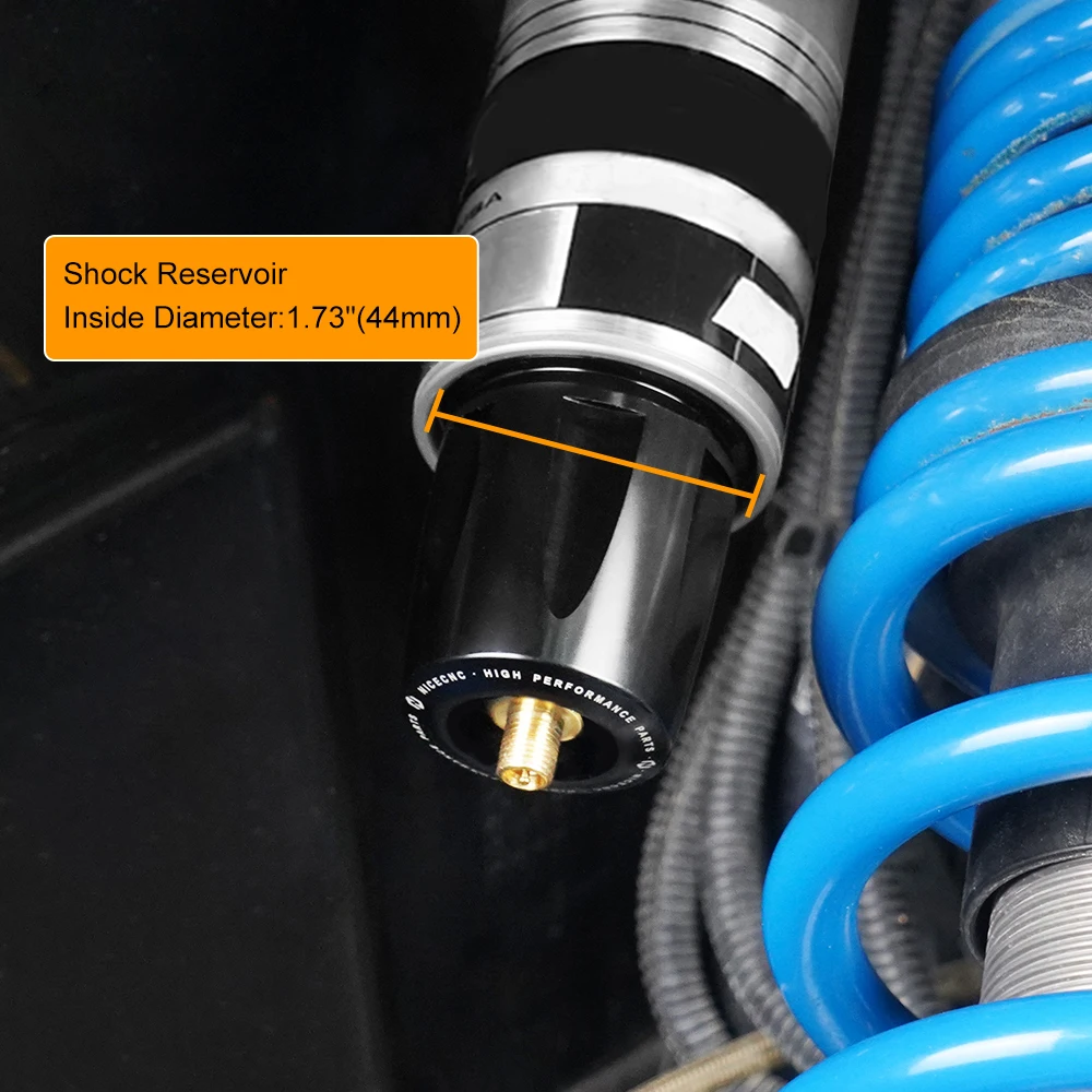 Nitrogen Suspension Reservoir Replacement Expansion Endcaps For Polaris RZR Honda Yamaha Can AM Mavericks Kawasaki Arctic Cat