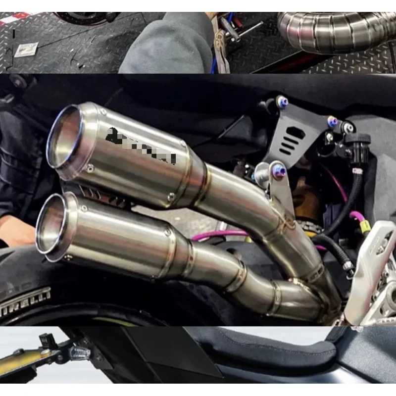 Full Titanium Exhaust System for QJMOTOR 921 / 921 RR