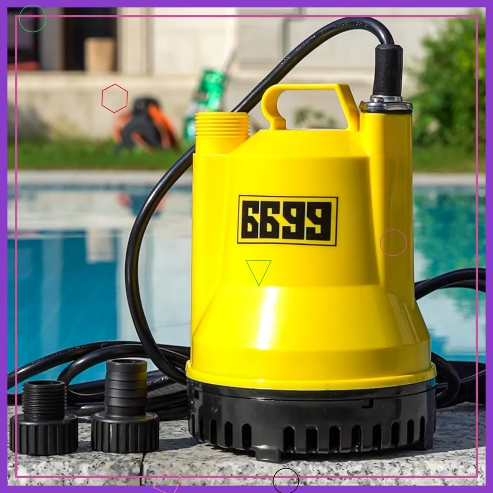 

1/6HP Portable Utility Pump Submersible Small Backup Sump Pump for Basement Pool Tankless Heater Flushing with 10-Foot Cord