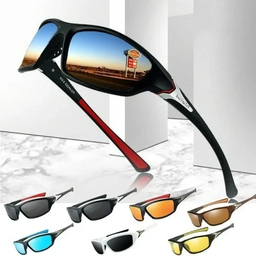 Imagen 2 del producto Gafas de sol polarizadas de moda para hombre, gafas de sol de lujo para conducir, gafas de protección Retro para viajes, pesca, ciclismo, estilo clásico UV400