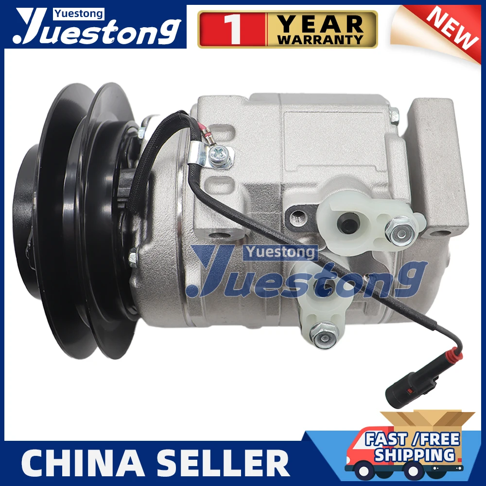 

Компрессор кондиционера 1PK 24V 10S15C для Isuzu 15C-17C, для грузовиков Isuzu 10S15C, артикулы 183532-328-0, 447220-5070, 447220-5071