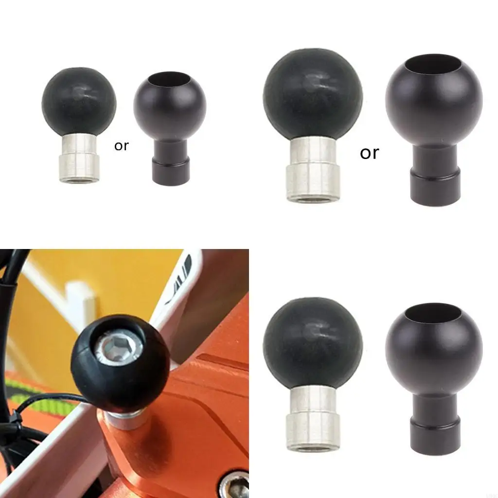 Stable Ball Base for Installing Motorbike Rear View Mirror Cellphone Holder New