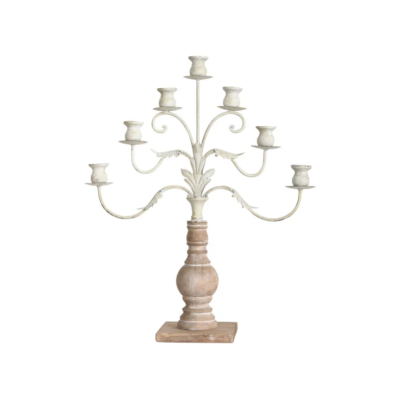 

Французский винтажный подсвечник, украшения, скандинавский B & B, ресторан, гостиная, при свечах, украшение для ужина, свеча м