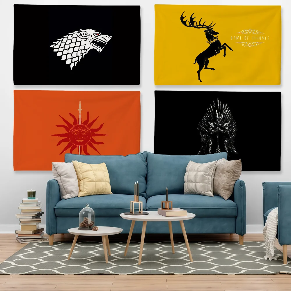 TV G-Game OF T-Thrones Flag For Sports Matches  Games Parade Rally Holiday Festival Backyard Balcony Club Bar Decor