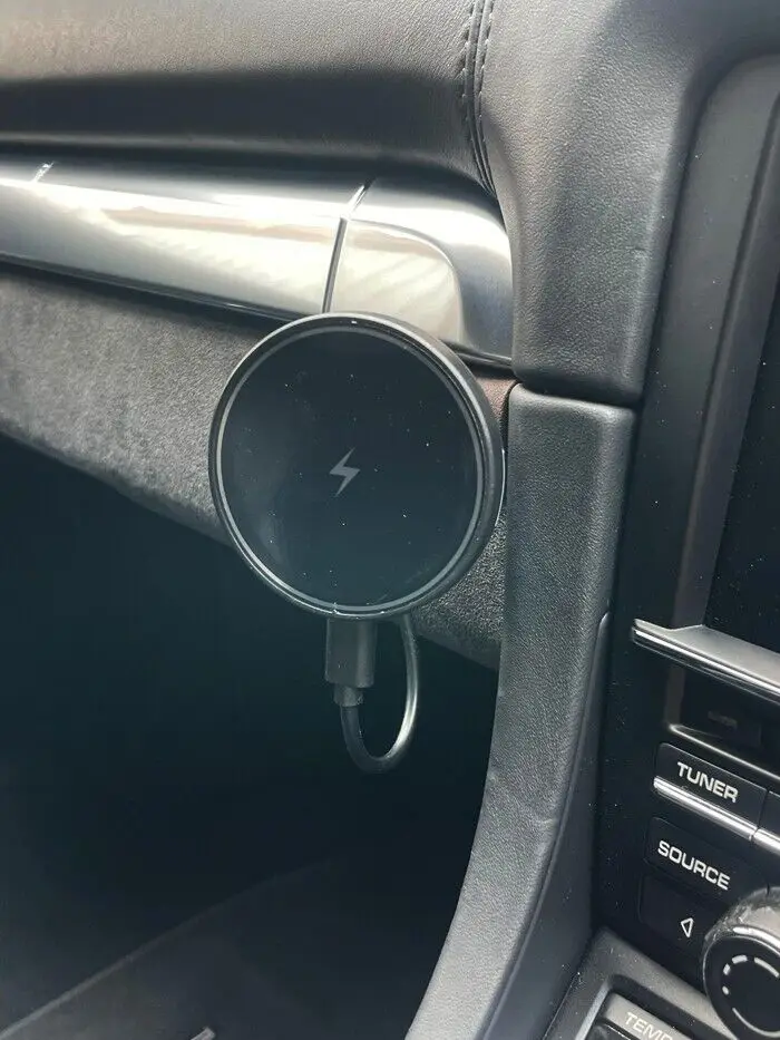 Premium Grade Car LHD RHD Phone Mount for Mag Safe Char ger Fit For Porsche 991 / 981 / 718 911 Cayman Boxster