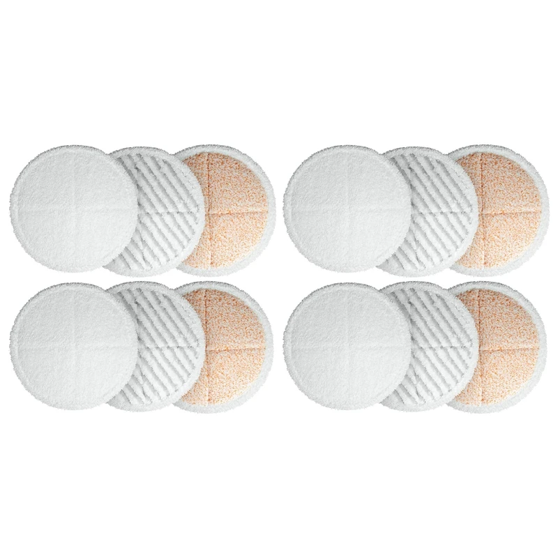 걸레 청소 패드 키트 교체 패드, Bissell Spinwave 2039A 2124, 12 팩