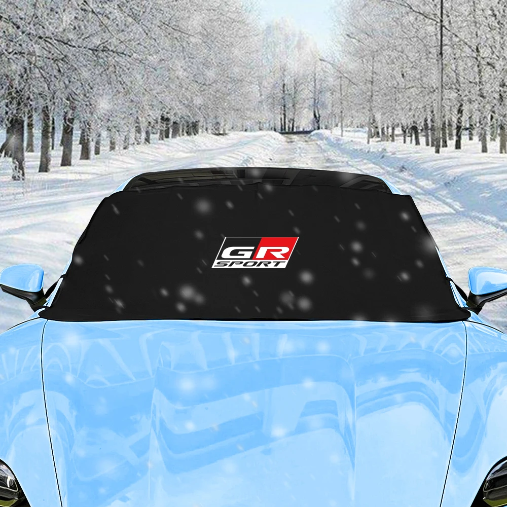 

Car Windshield Sunshade Cover Auto Accessories For TOYOTA GR Yaris Sport Gazoo Racing Corolla Supra 86 Hilux C-HR Cross Prius