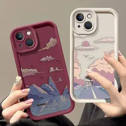 Anime Girl Mountain Scenery Cover Phone Case For Google PIXEL 7 8 7A 8A 9 5G Oneplus 11 10R 8T NORD CE 4 LITE ACE 2 3 Case Funda