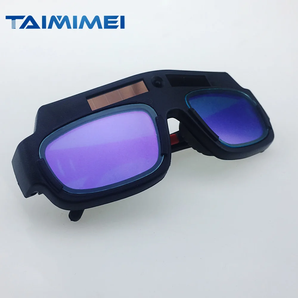 

TAIMIMEI Solar Auto Darkening Welding Goggle Helmet Mask Safety Welding Glasses Anti-Flog Anti-Glare Protective Goggles