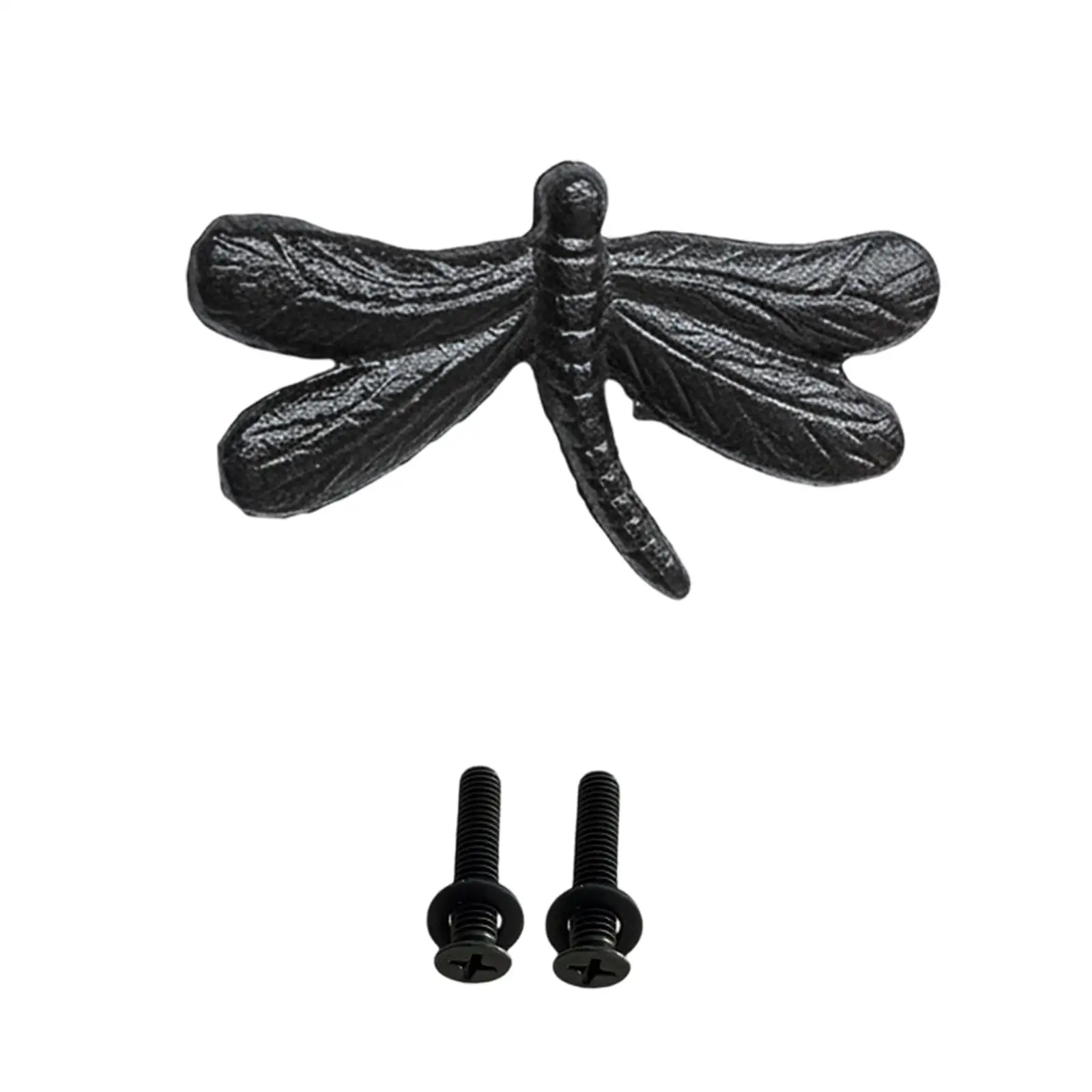 Vintage Style Cabinet Knob Cast Iron Drawer Handle Decorative Pull Knob for Furniture Home Wardrobe