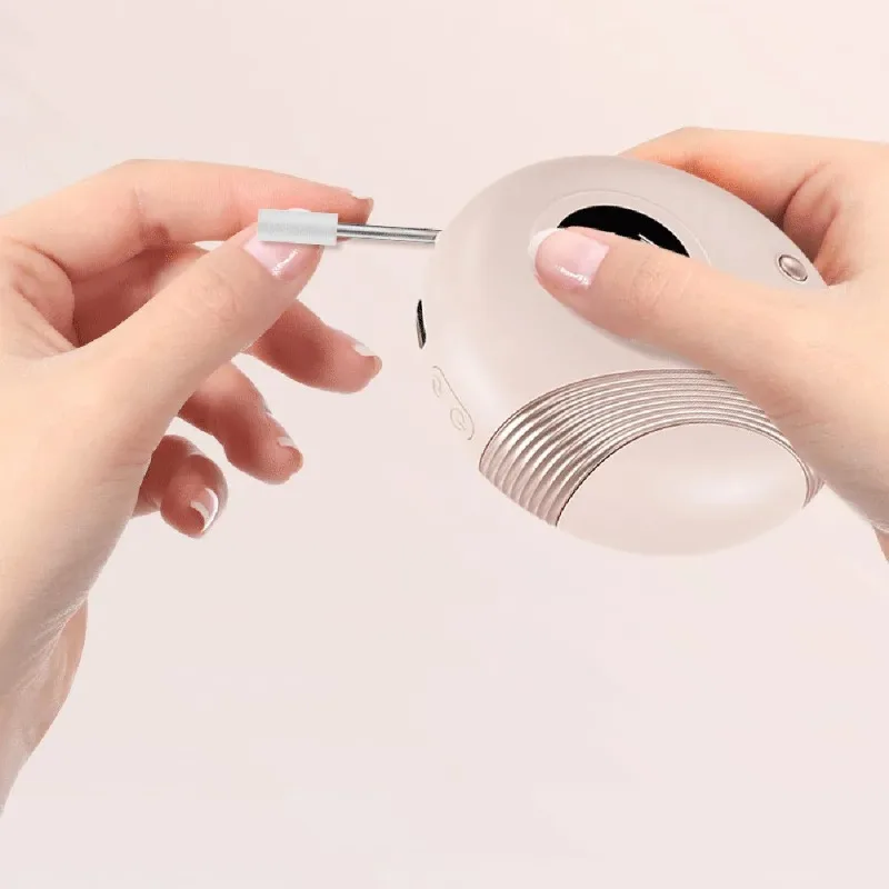 3-in-1-Schärfen und Polieren von lila gerösteten Nägeln, elektrische Maniküre, Heim-Nagelschleifer, Nagelknipser für Babys und Kinder, Nagelfeile