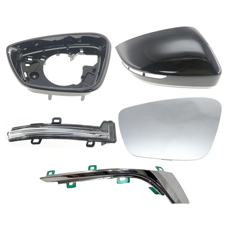 DinCh For Chery Jetour X70 Plus Side Rear View mirror Cover Rearview mirror Lid shell Turn signal lens glass base