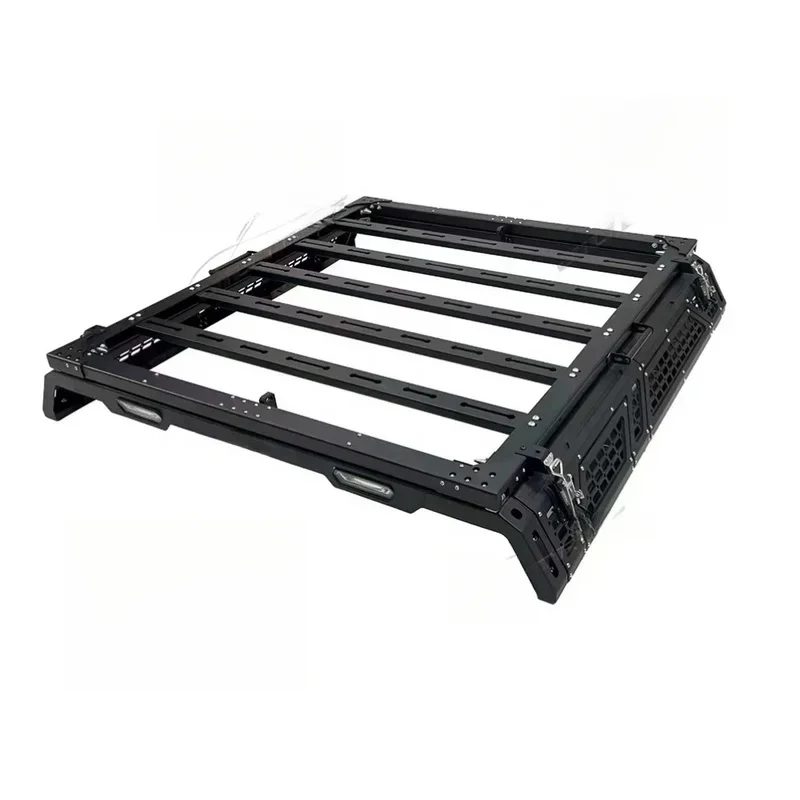 New val Expandable Top Loading Half Height Gantry Roof Storage Rack  Pickup Truck Exterior Accessories