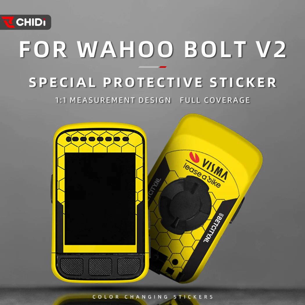 

For WAHOO BOLT V2 Road Bicycle Computer Color-Changing Waterproof Protective Film Sticker Accessories
