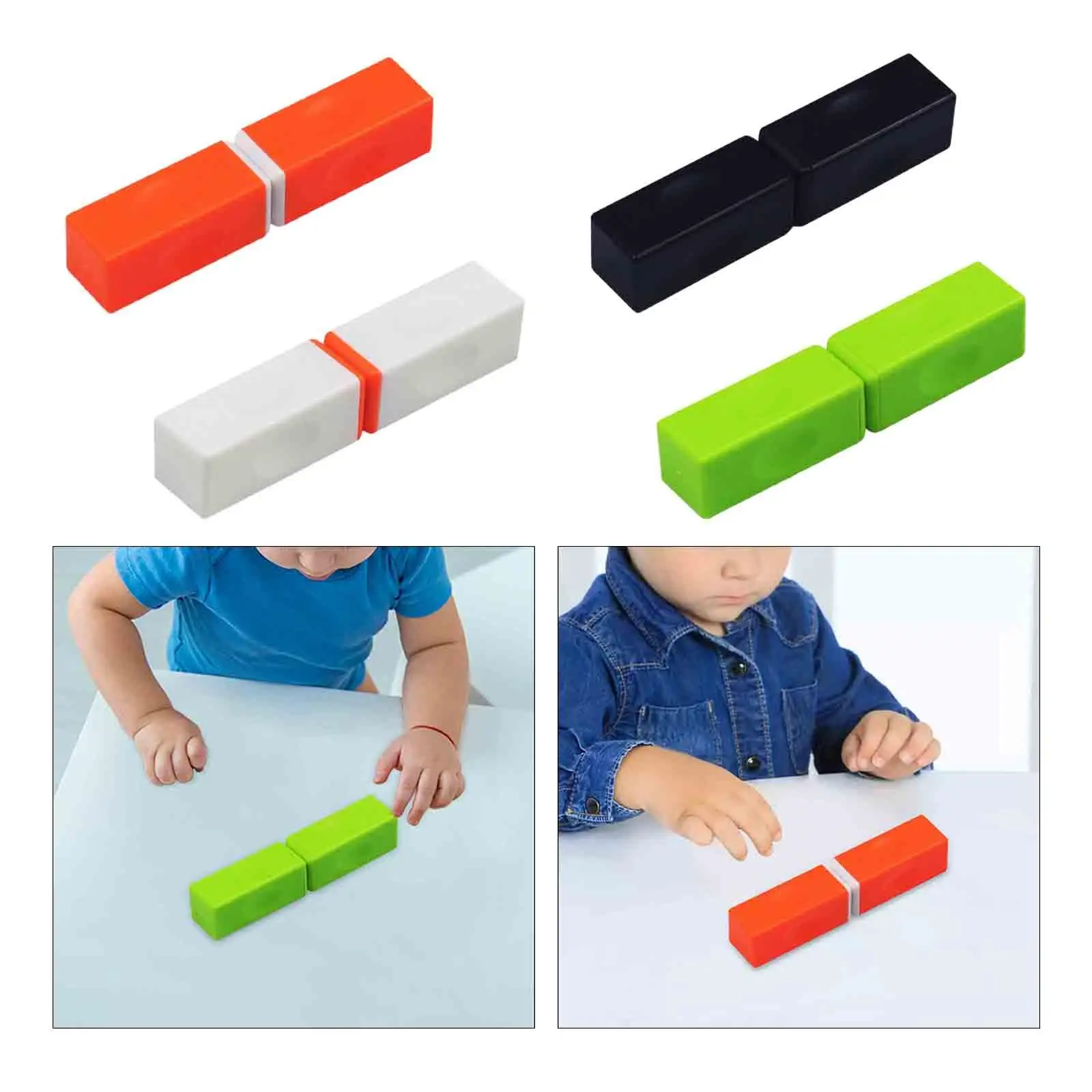 Bloco de Construção Magnético Brinquedo Pré-Escolar para Crianças, Brinquedo Sensorial Montessori, Presentes para Meninos e Meninas, Idade 2, 3, 4, 5