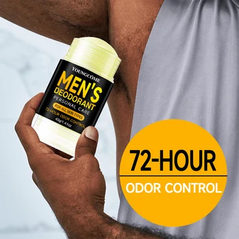 Men Sandalwood Deodorant Stick Anti Sweating Keep Drying Las...