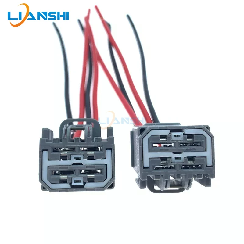 4Pin 7283-6469-40 Blower Motor Resistor Connector Kit For Volvo XC90 XC60 XC40 S60 S90 V60 V90 V40 S40 HVAC Fan Harness Auto Car