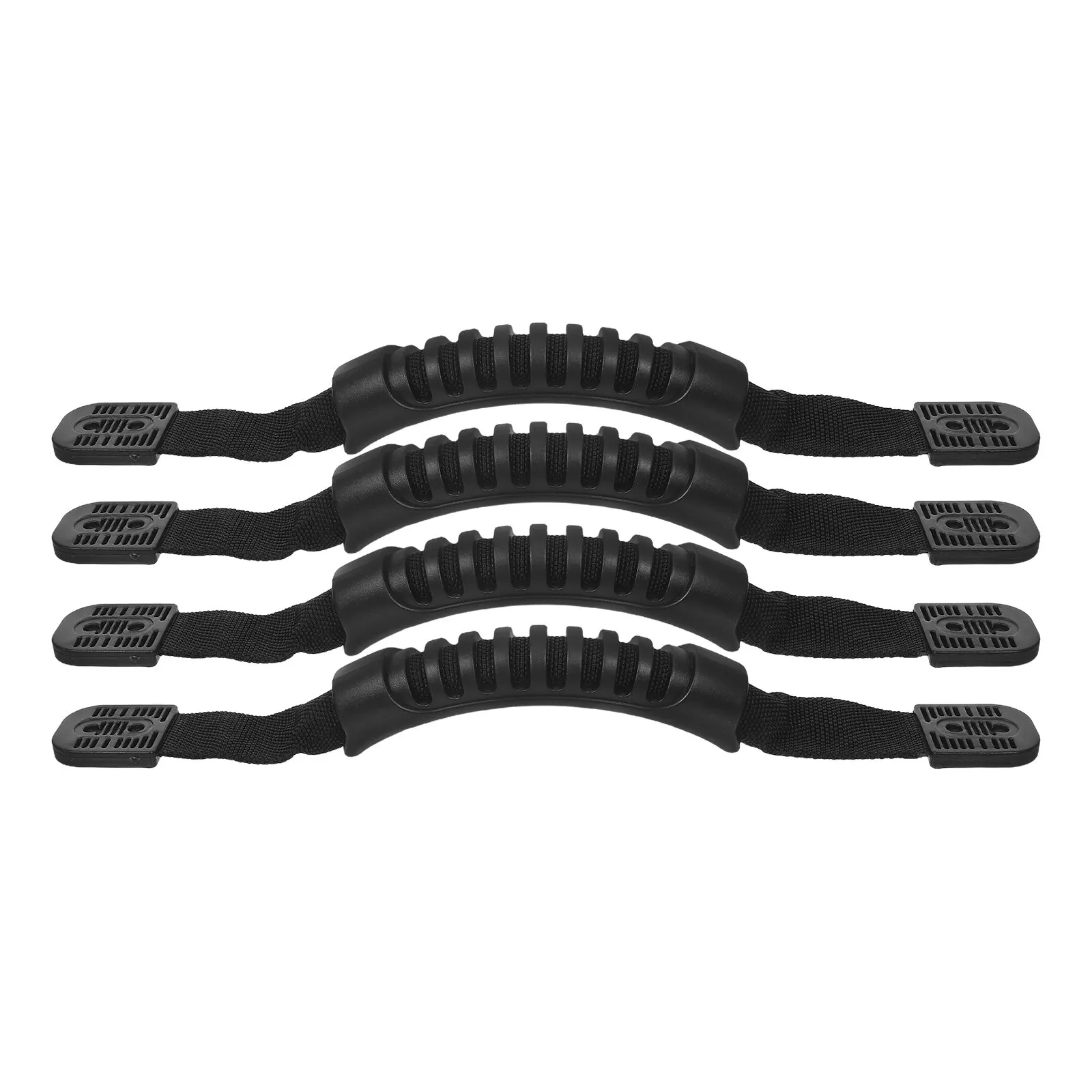 4Pcs Kayak Handle Set Side Mount Ergonomic Anti Slip Rubber Carry Handles for Canoe Boat Transport Outdoor Adventure 28Cm