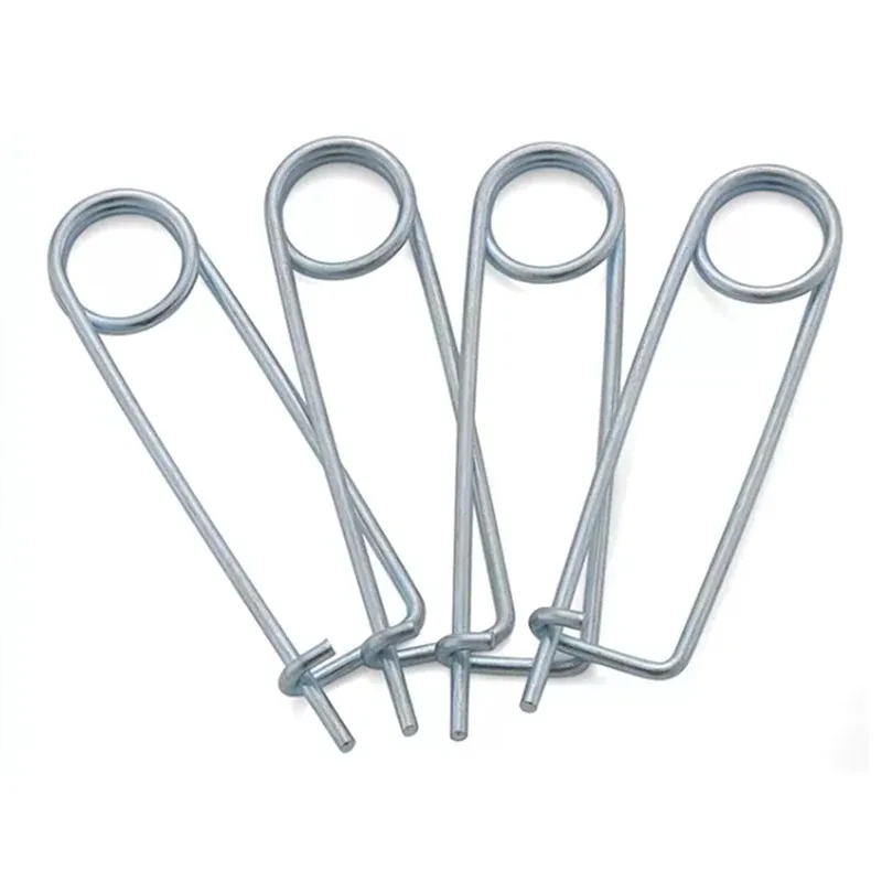 

Galvanized Spring Safety Pin For Mechanical Fixing And Shaft Connection M2 M3 M4 M5 M6 M8