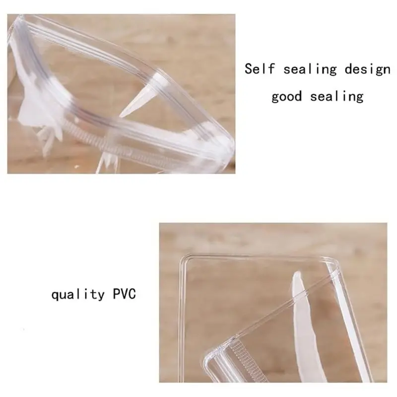 A84E-30Pcs 3 Sizes Clear Jewelry Organizer Earring Ring Necklace Storage Bags Travel, Anti Tarnish Protect Jewelry