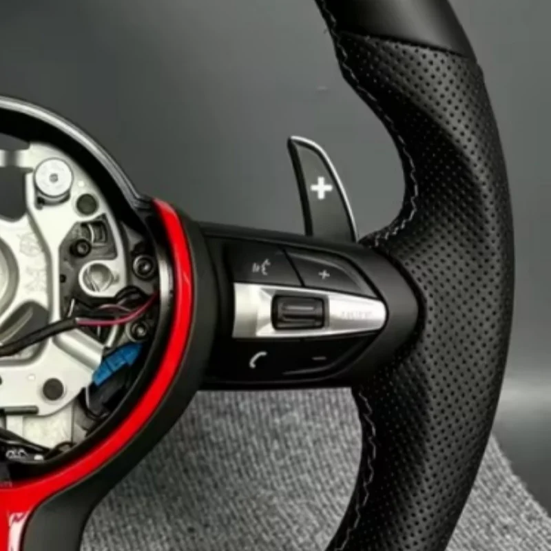 Customized Microfiber Leather Car Steering Wheel For BMW F30 F10 F15 F20 F32 E60 E70 E71 E90 X6 M3 M4 Steering Wheel Accessories