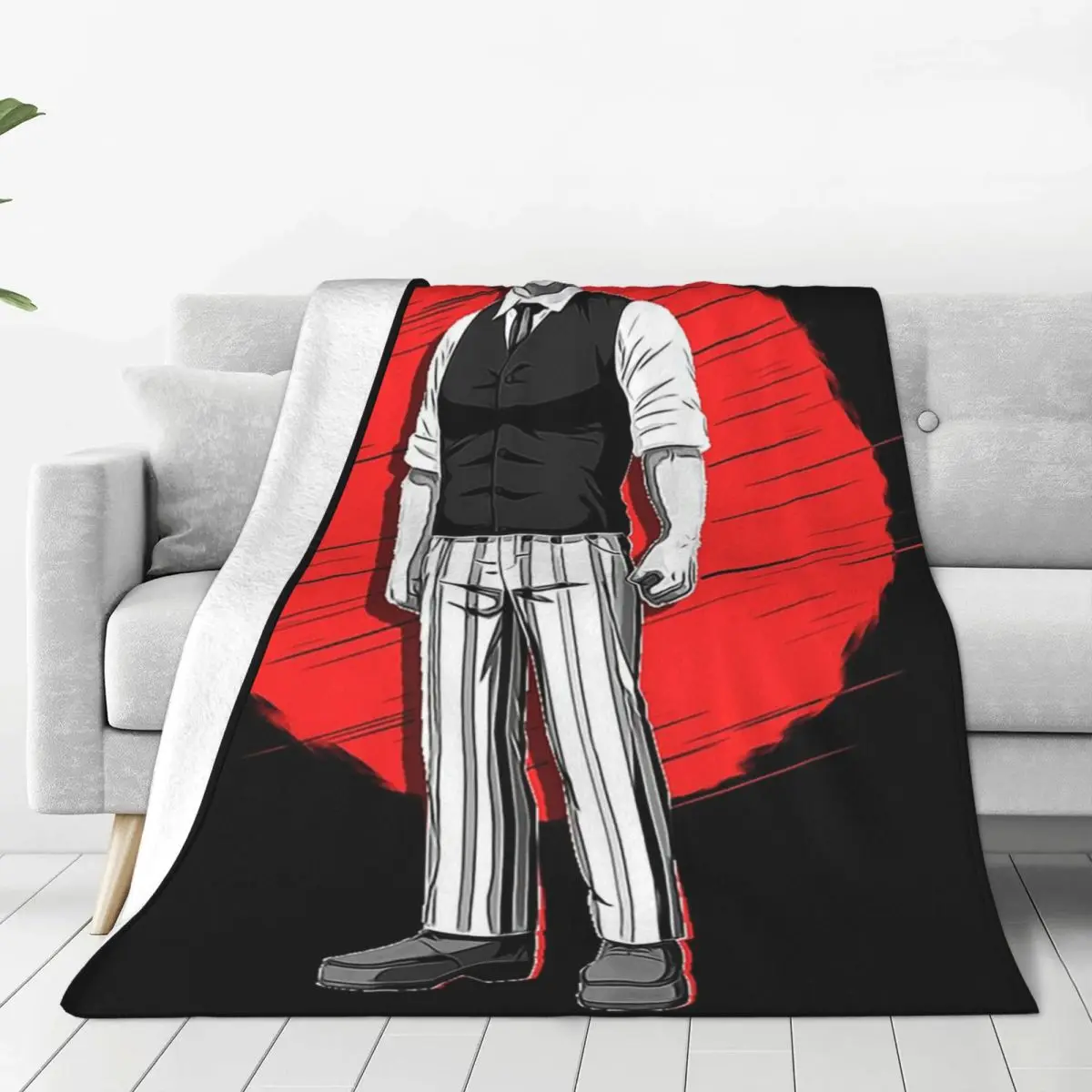 Riz - Beastars Blanket Soft Warm Flannel Throw Blanket Bedspread for Bed Living room Picnic Travel Home Couch