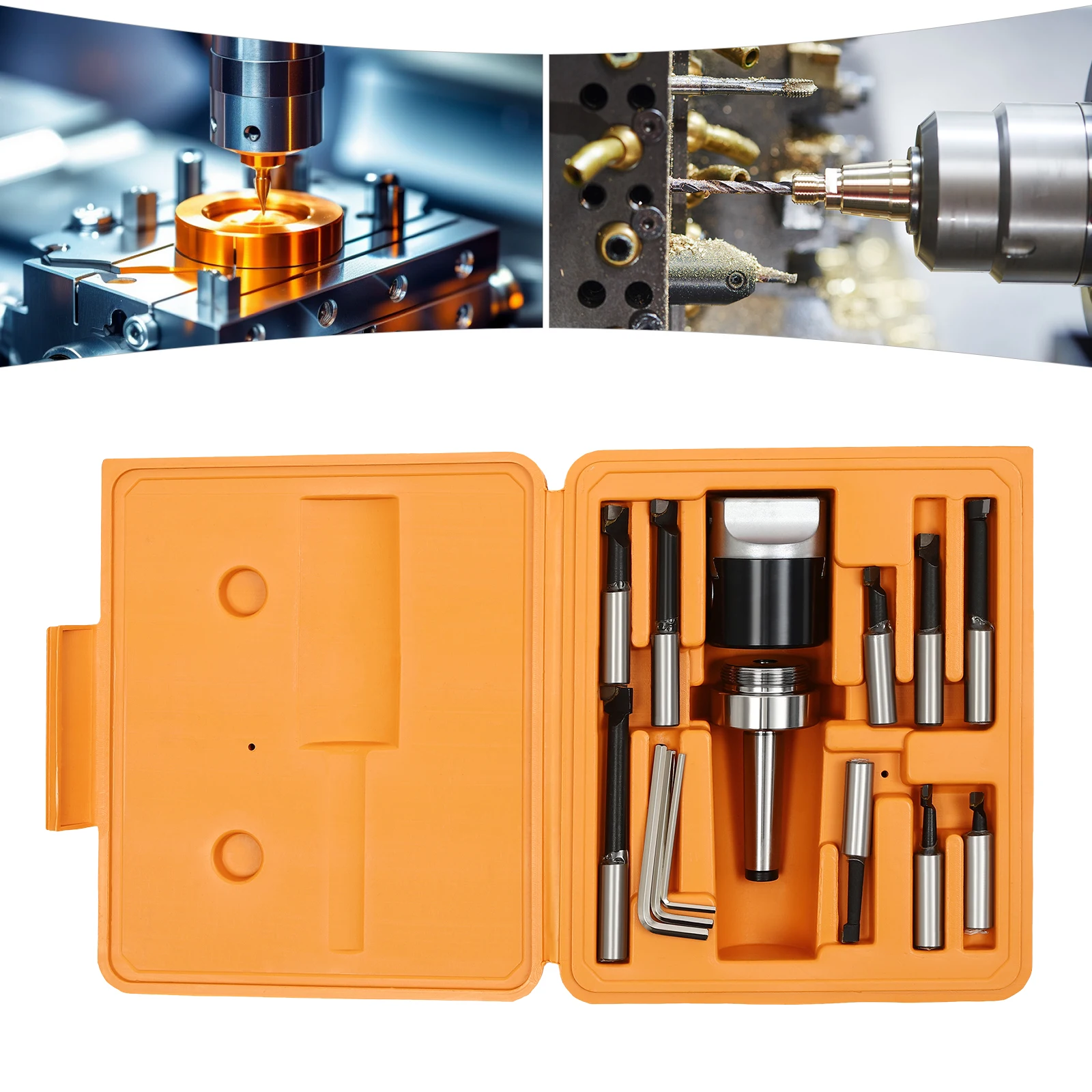 Boring Head Set Milling Machine Accessories Tool Set for Milling Forming and Drilling Machines