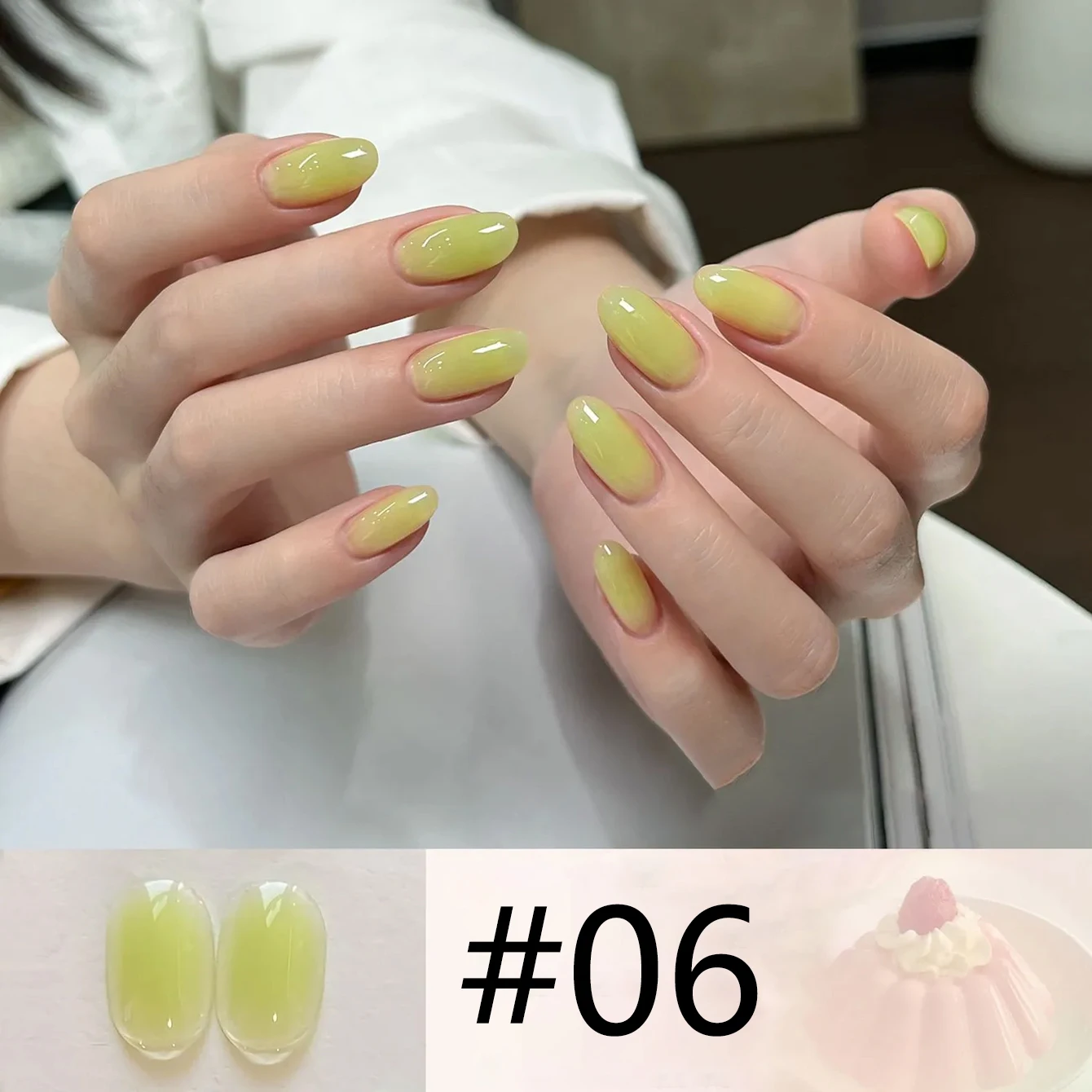 2026 Beliebter Icy Jelly Nagelgel-Lack, Makronen-Pastellfarbenes Transparentes Nagelgel, Cremige Textur, Aushärtbares UV-Gel für Nagelstudios – Detail 7