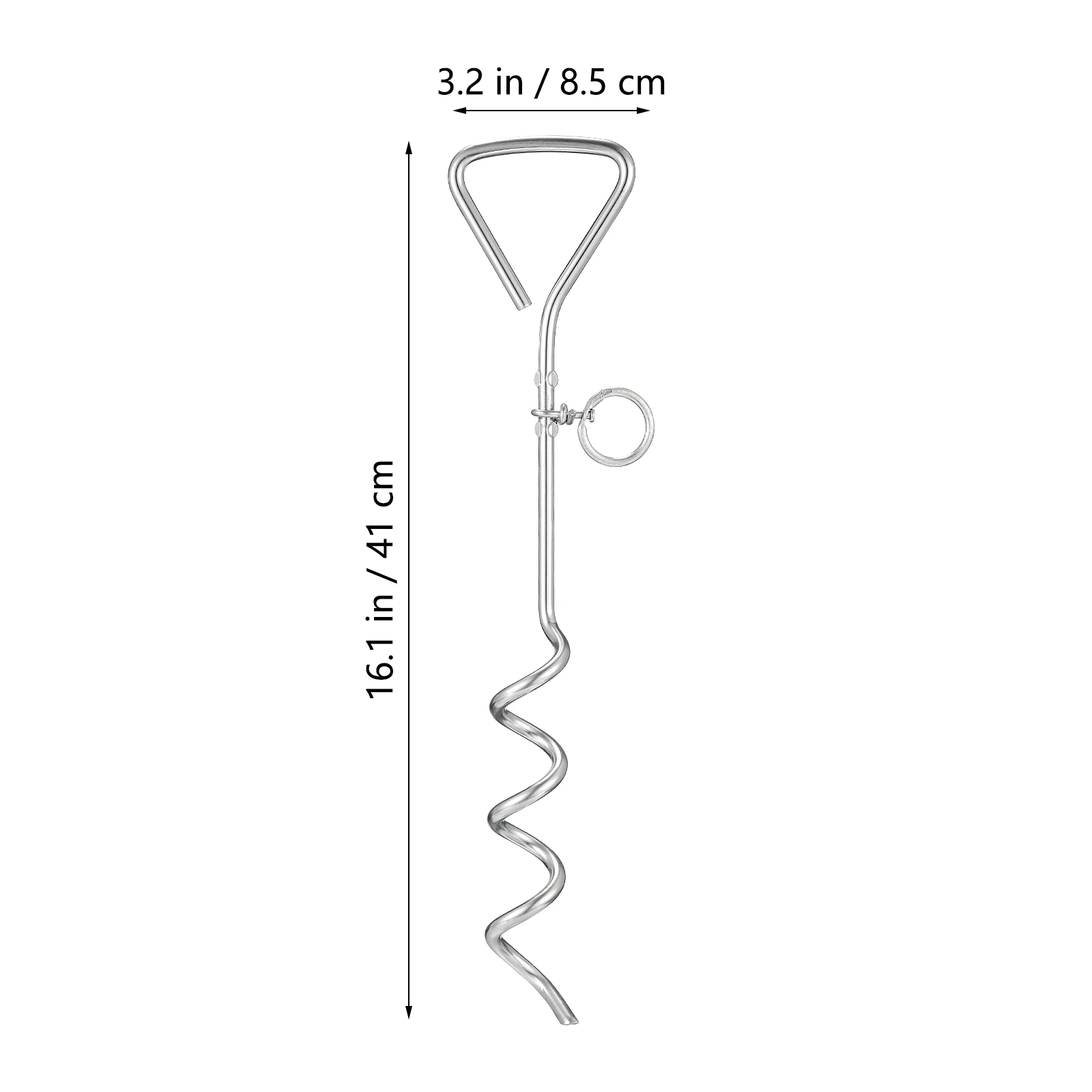 Heavy Duty Leash For Dogs Outside With Stake Pet Leash Anchor Stake for Outdoor Camping