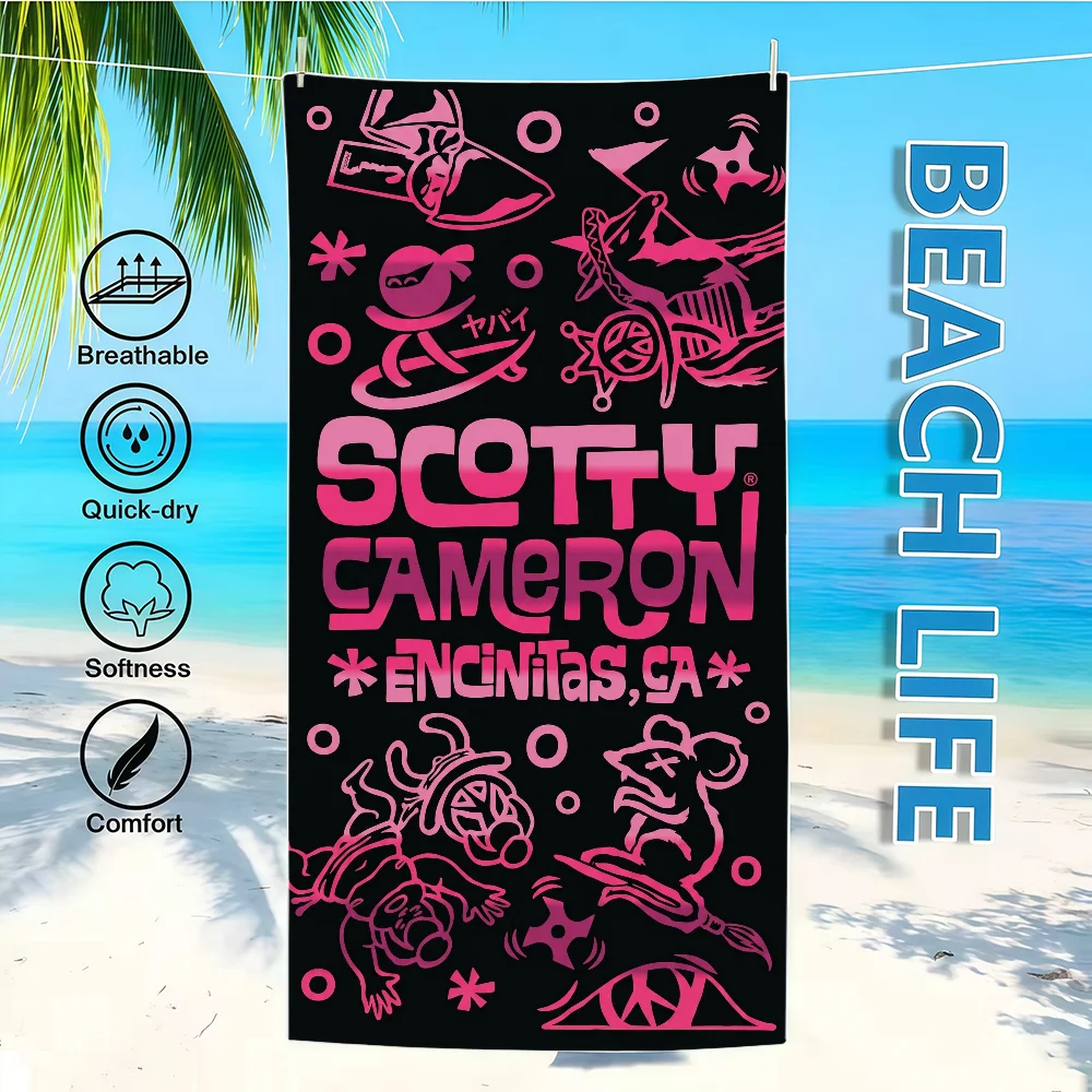 Handtuch Textil-Bademantel Strand C-CameronS-ES Schnelltrocknend Leichtgewichtig Tragbar Luxus Camping S-ScottyS-ES Schwimmbad Reise – Detail 4