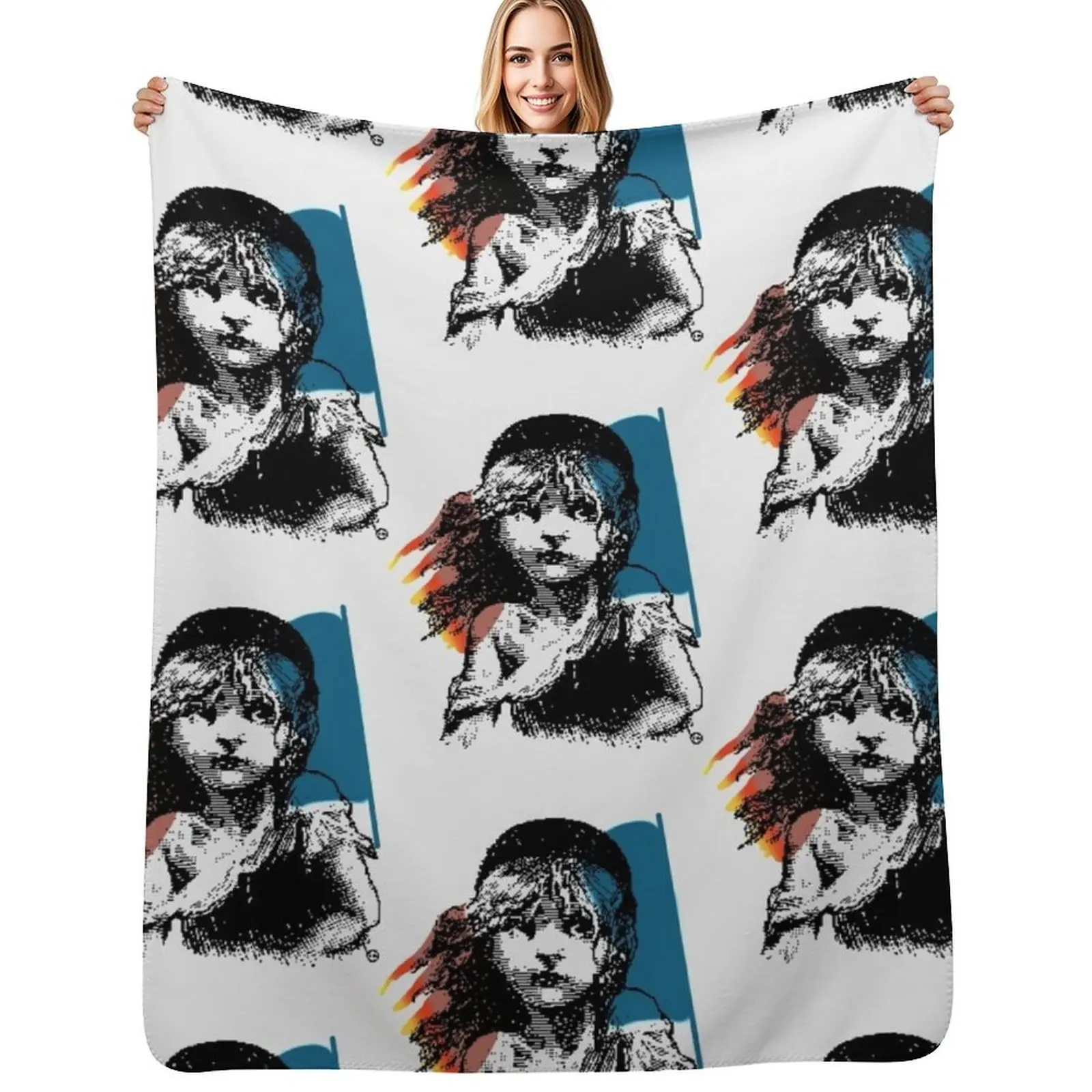 

1986 Les Miserables London Broadway Broadway Throw Blanket Winter beds Hairy Soft Beds Luxury Throw Blankets