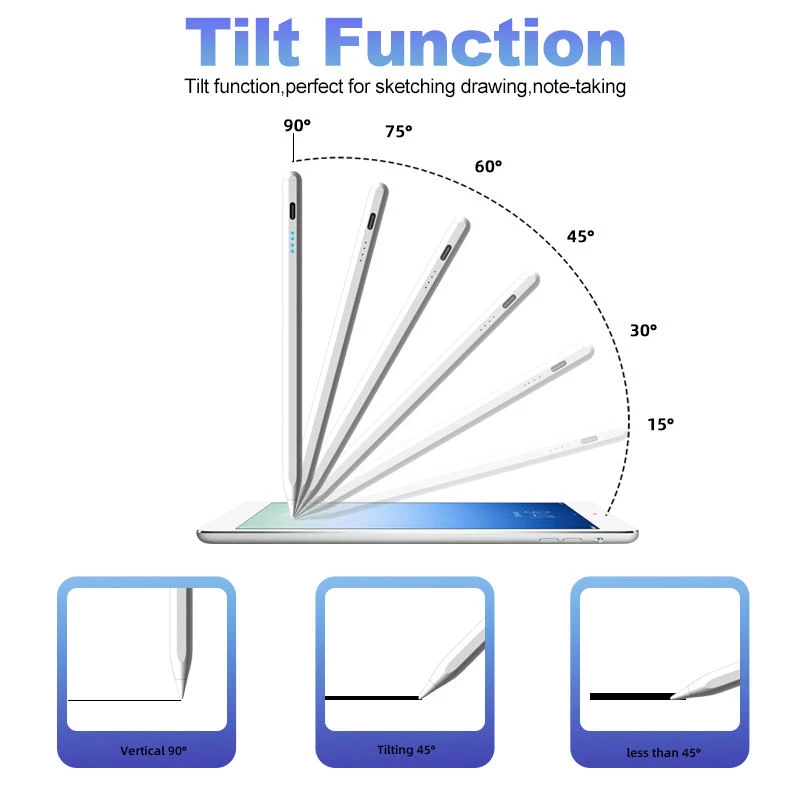 Stylus Pen for ipad 2024 Pro 13 Air 11 Apple Pencil Pro 2 1 iPad Air 5 4 3 9 10 Generation Mini 6 5 11 12.9 10/9/8/7/6 Pen