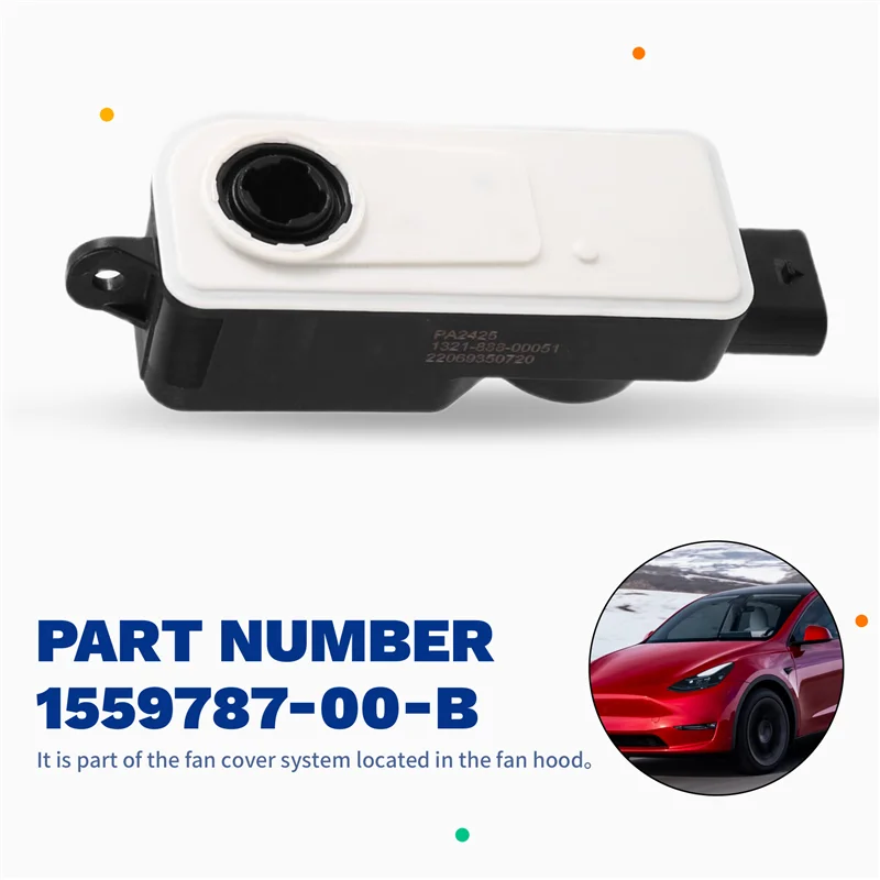 

Air Intake Grille Motor 1559787-00-B 155978700B Air Collecting Hood Motor For Tesla Model Y 3 17-23