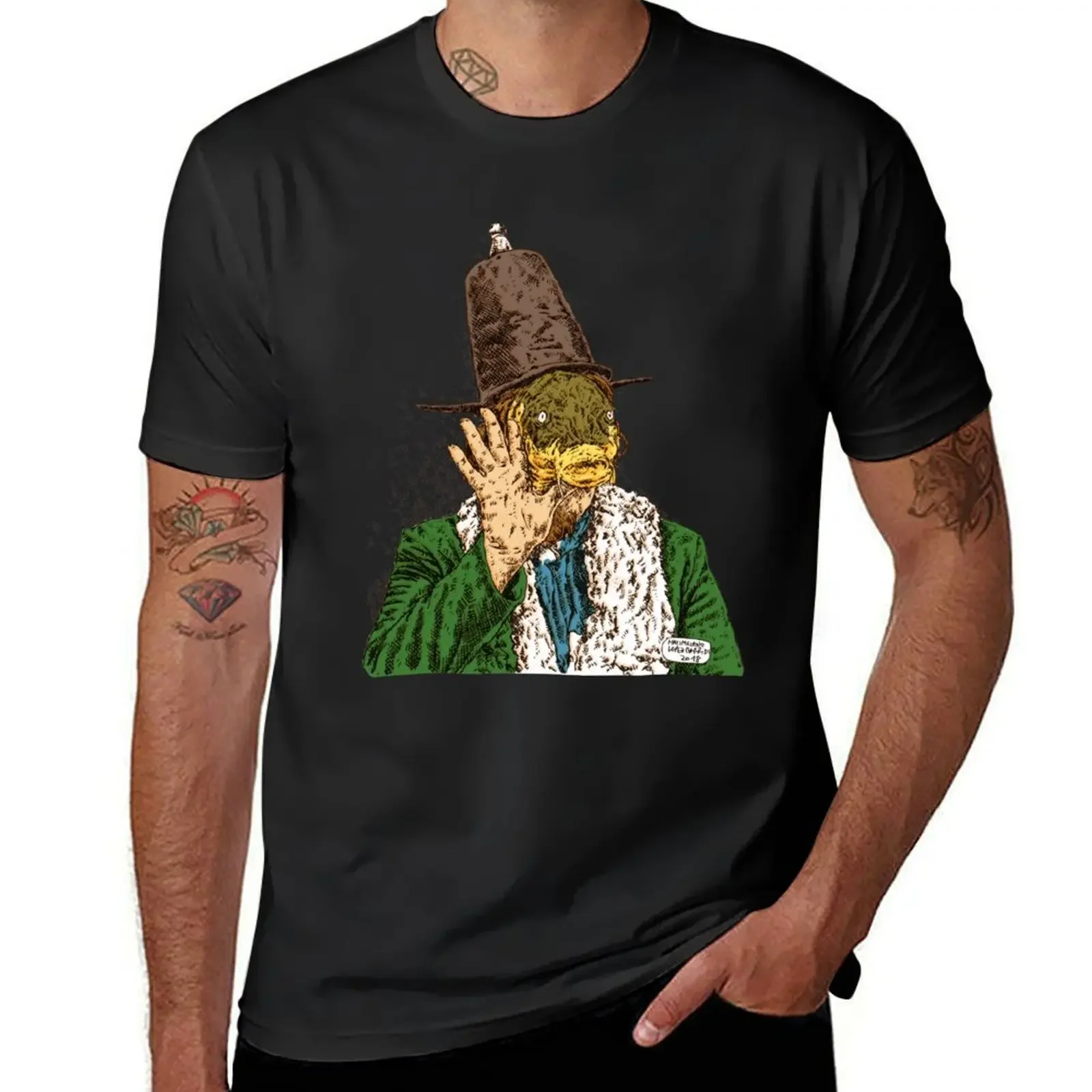 Captain Beefheart Trout Mask Replica, by Maximiliano Lopez Barrios T-Shirt vintage graphic tee anime t shirts outfits for men