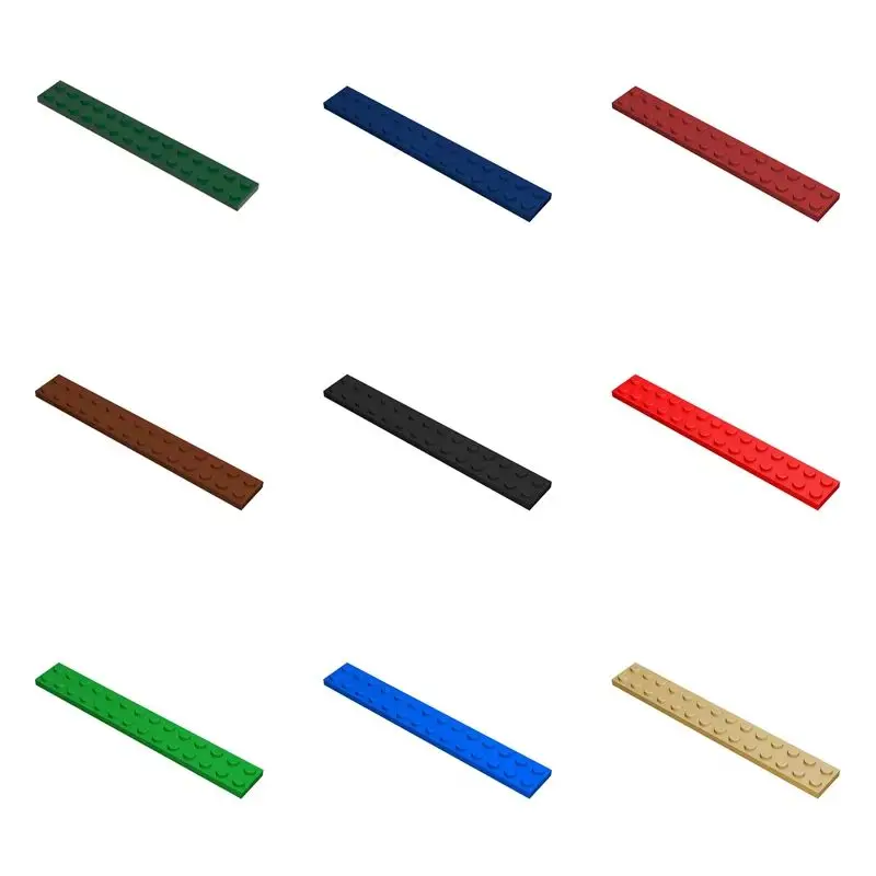 20 pièces 91988 Plaque 2 X 14 Briques Collections en vrac Jouets modulaires GBC pour ensembles techniques MOC Blocs de construction