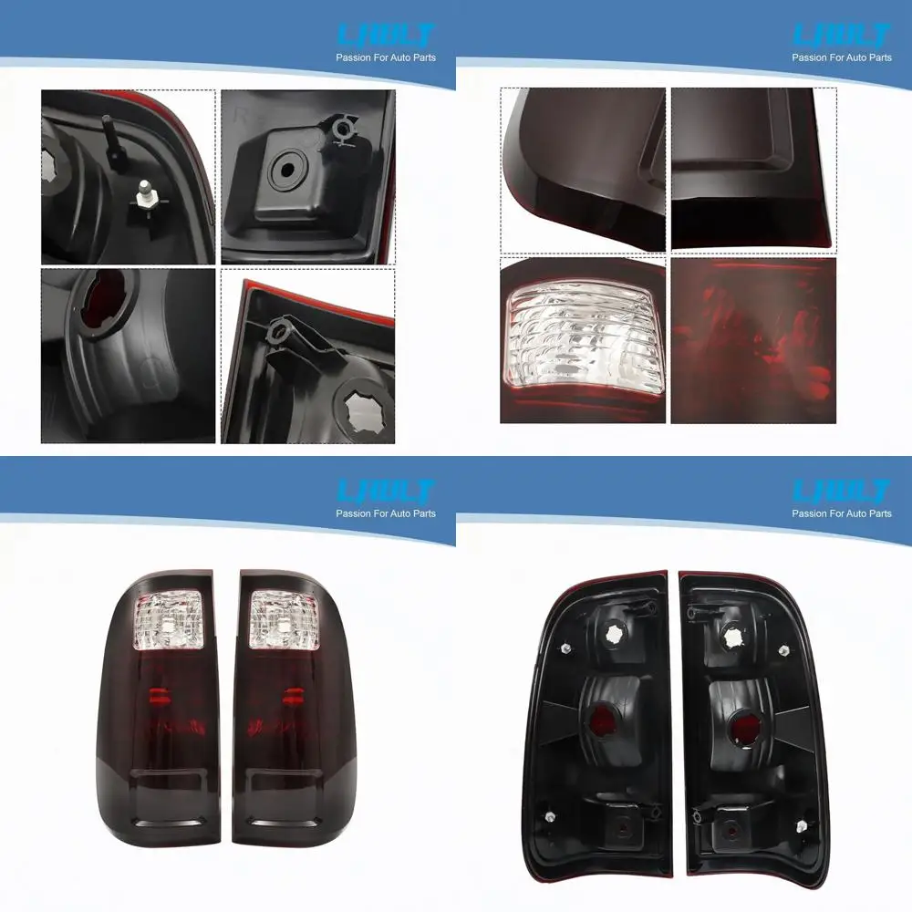 

2008-2016 Ford F250 Smoked Black Tail Lights Replacement Set BC3Z-13404 & BC3Z-13405A