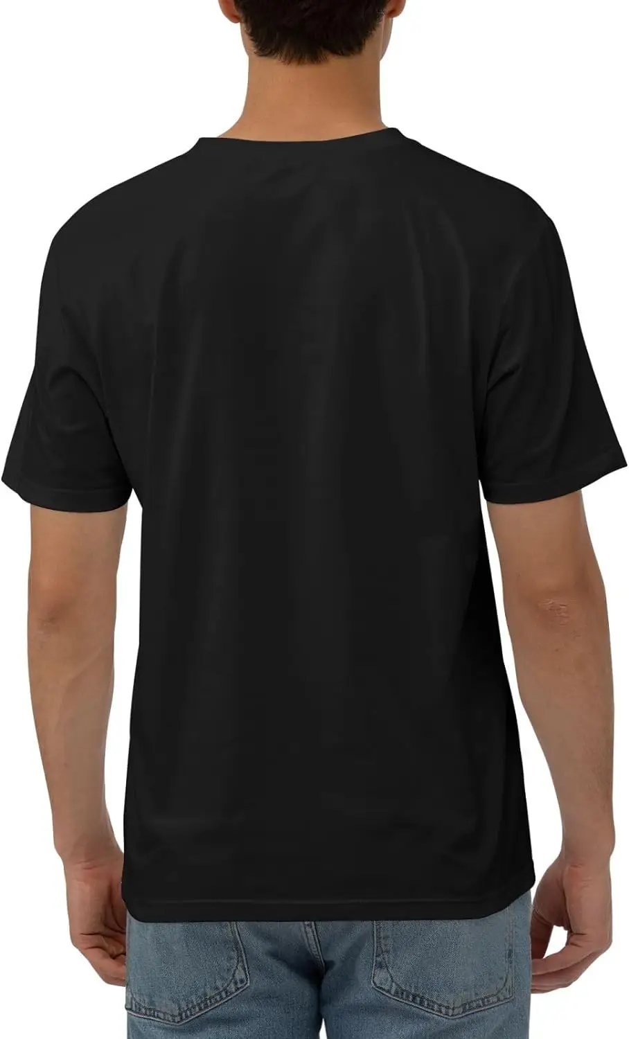Men's Summer Short Sleeve Cotton T Shirts Causal Vintage Tees