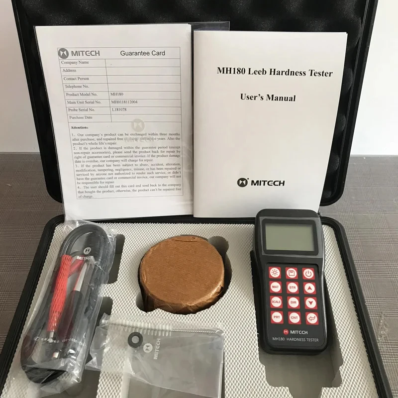 

Portable Leeb Hardness Tester Meter MH-180