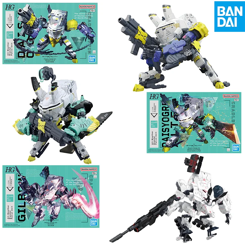 

Bandai Synduality Noir Model Kit HG Daisyogre Gilbow Daisyogre Alter Action Figure Building Kit Anime Figures Toys For Boys Gift