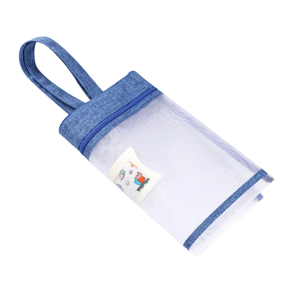 

Сумка для документов, марлевая сетка, портативная ручная сумка на молнии, большая вместимость, офисный органайзер для учебных файлов, органайзер для хранения