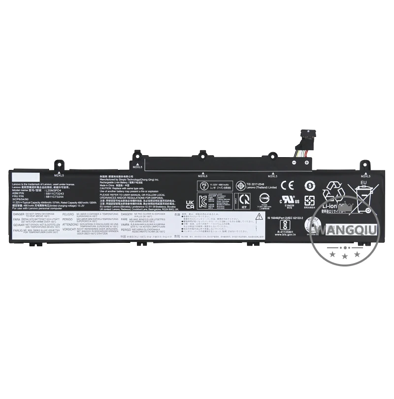 WANGQIU Original laptop battery for Lenovo L20L3PD4 L20M3PD4 L20C3PD4 L20D3PD4 L19C3PD5 L19D3PD5 L19M3PD5 L19L3PD5