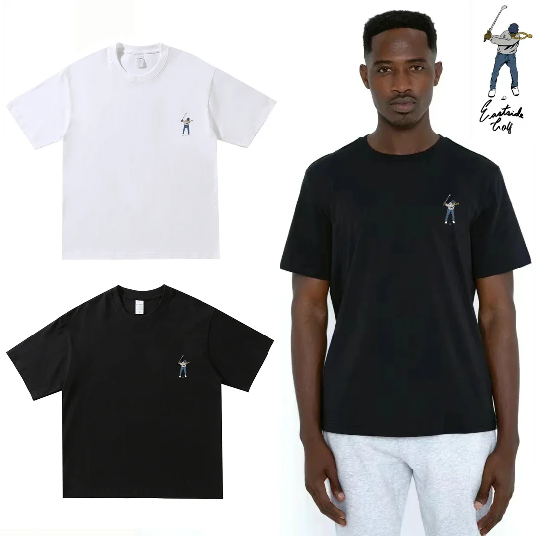 2026 Summer New Golf T-shirt Men and Women Round Neck Golf Short-Sleeve Top Breathable Loose Sports T-shirt Men Golf Wear