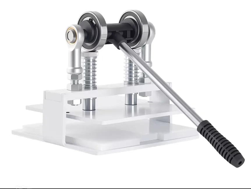 Table Tennis Racket Rubber Cutting Machine Double Roller Bearing Manual Press Ping-Pang Bat Rubber Edge Cutter Pasting Device