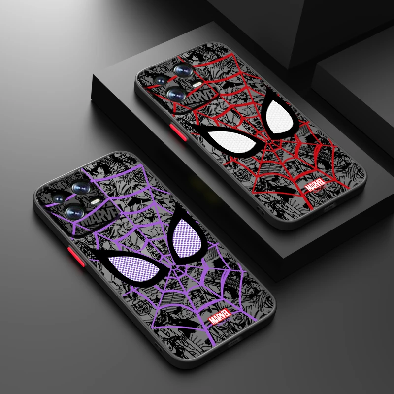 Spider Man Superhero Cool For Xiaomi Mi 13 12T 12S 12X 11T 11X 11i 10i 10T Lite Pro Ultra Frosted Translucent Phone Case