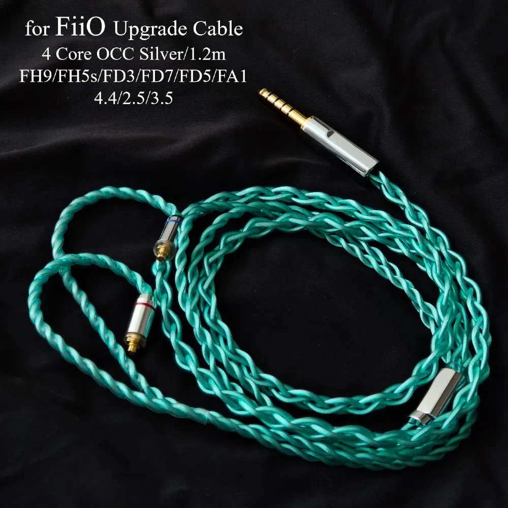 для 4-жильного коаксиального кабеля обновления FiiO FH9/FH5s/FD3/FD7/FD5/FA1, 4,4 мм, сбалансированный провод MMCX HiFi