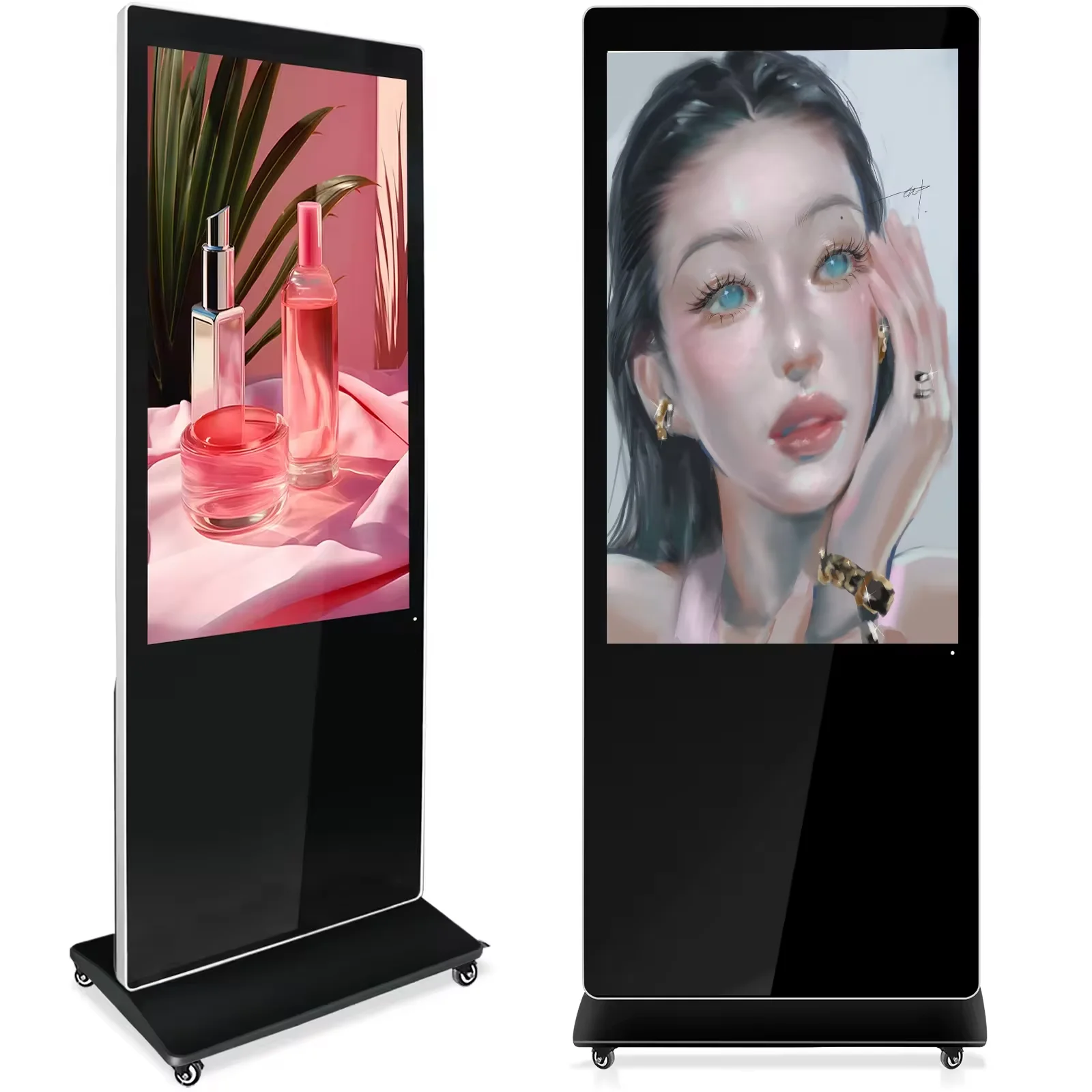 65 Inch ultra clear Information Kiosk Advertising Equipment Player Lcd hd Vertical Interactive Digital Signage