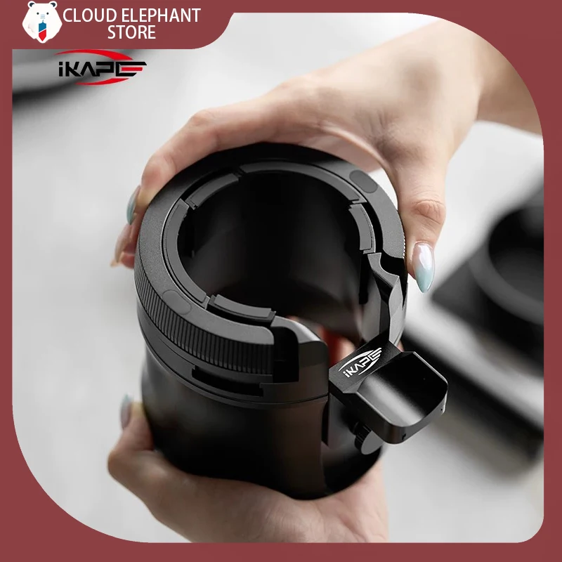 IKAPE Espresso Portafilter Holder-Rotary Adjustable Portafilter Stand V4 For Barsetto/Berivlle/E61/Flair58 Coffee Portafilters