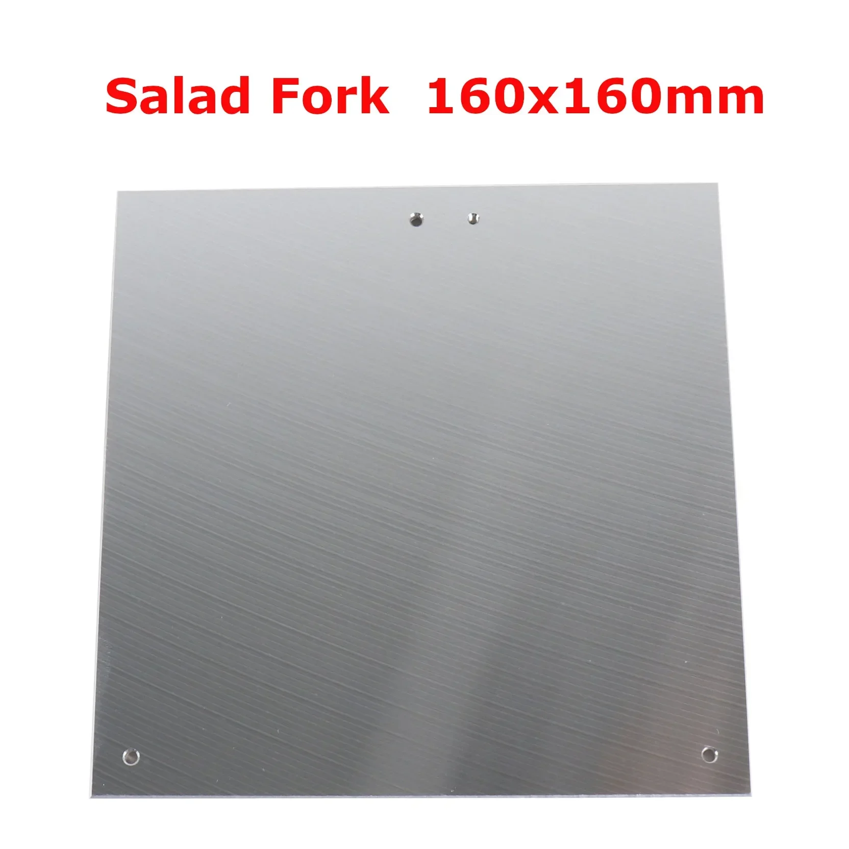 Blurolls Salad Fork 3d Printer 160X160mm Printing Build Plate Cast Aluminum Plate High Temp Resistance