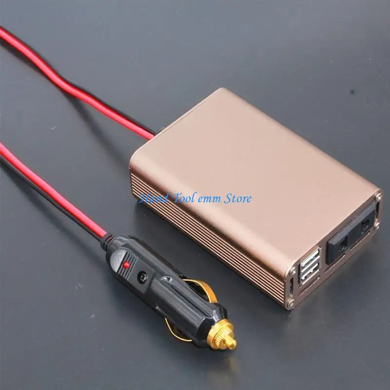 H37F Car Power Heldter 12V إلى AC 220V USB Conversion Carn
