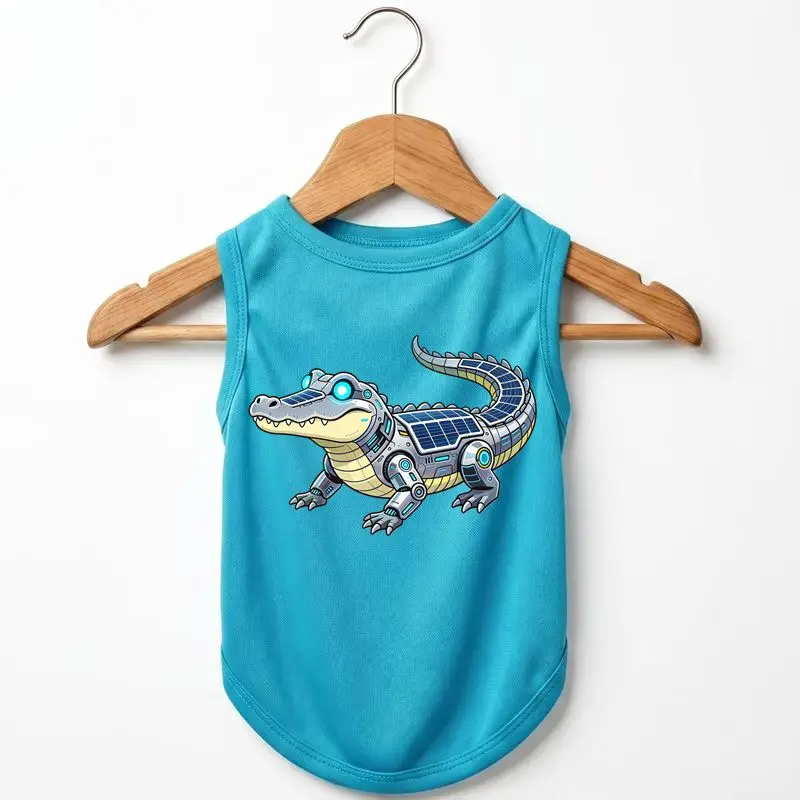 

Cooling Dog Vest Robot Gator Breathable Puppy Tank Top Summer Pet Clothes